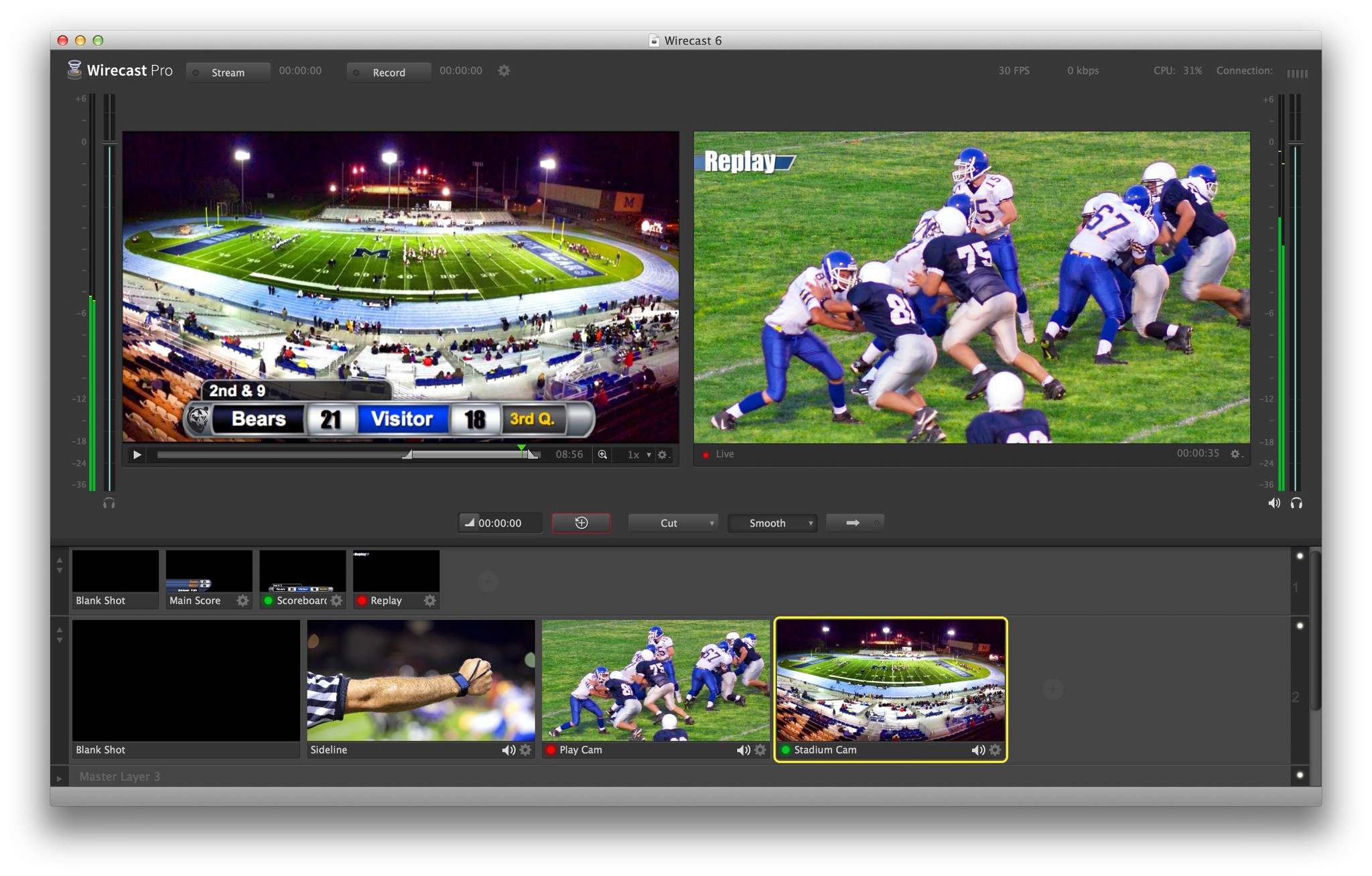 wirecast website screenshot